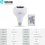 12W LED Bulb with built in Bluetooth Speaker