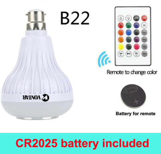 12W LED Bulb with built in Bluetooth Speaker