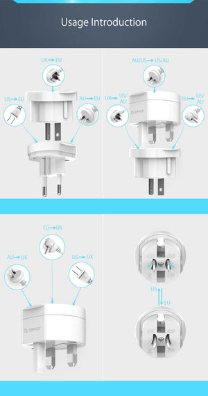 INTEGRATED UNIVERSAL TRAVEL ADAPTER