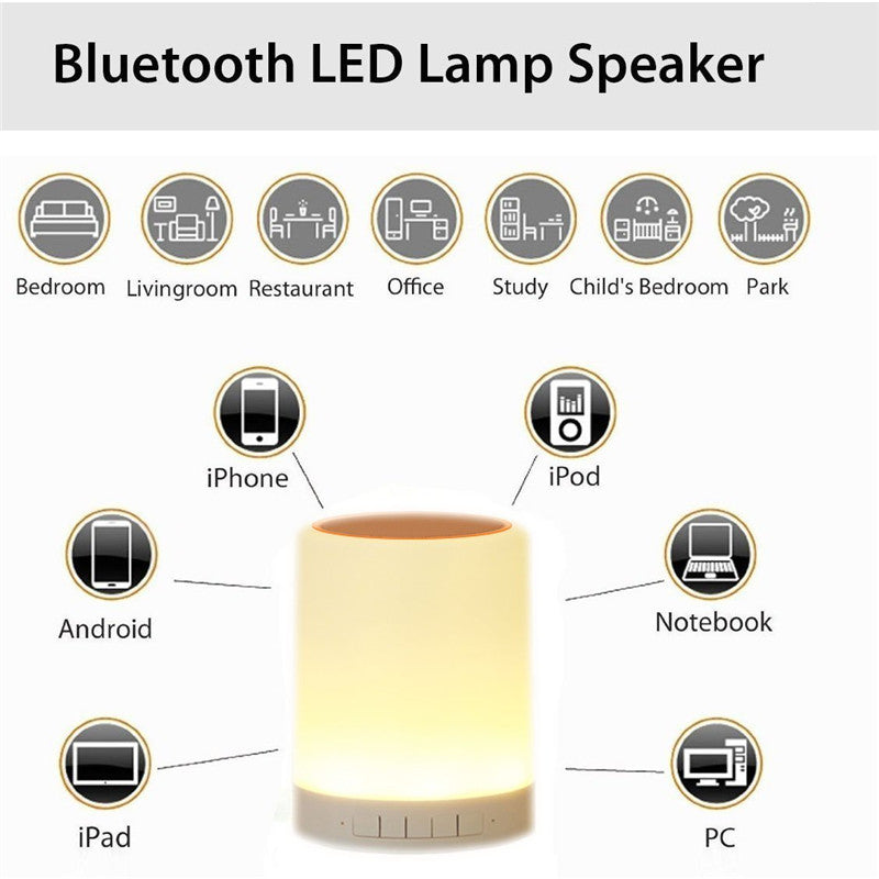 LED Night Lamp inbuilt Bluetooth Speaker