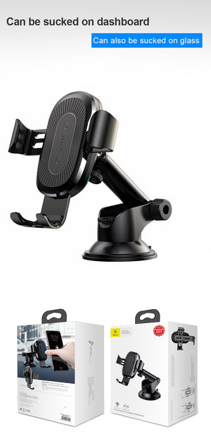 CraLae™ Wireless Charging Phone Holder (Suction Mount)