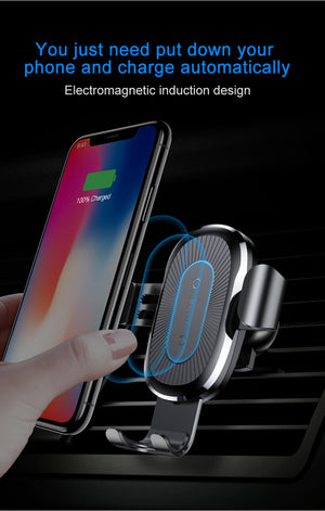 CraLae™ Wireless Charging Phone Holder (AirVent Mount)