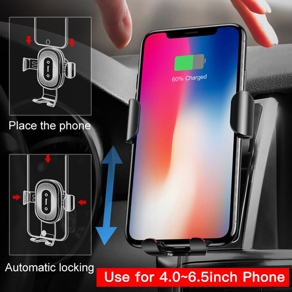 CraLae™ Wireless Charging Phone Holder (AirVent Mount)