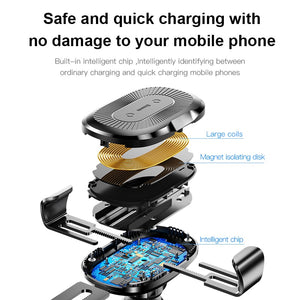 CraLae™ Wireless Charging Phone Holder (Suction Mount)