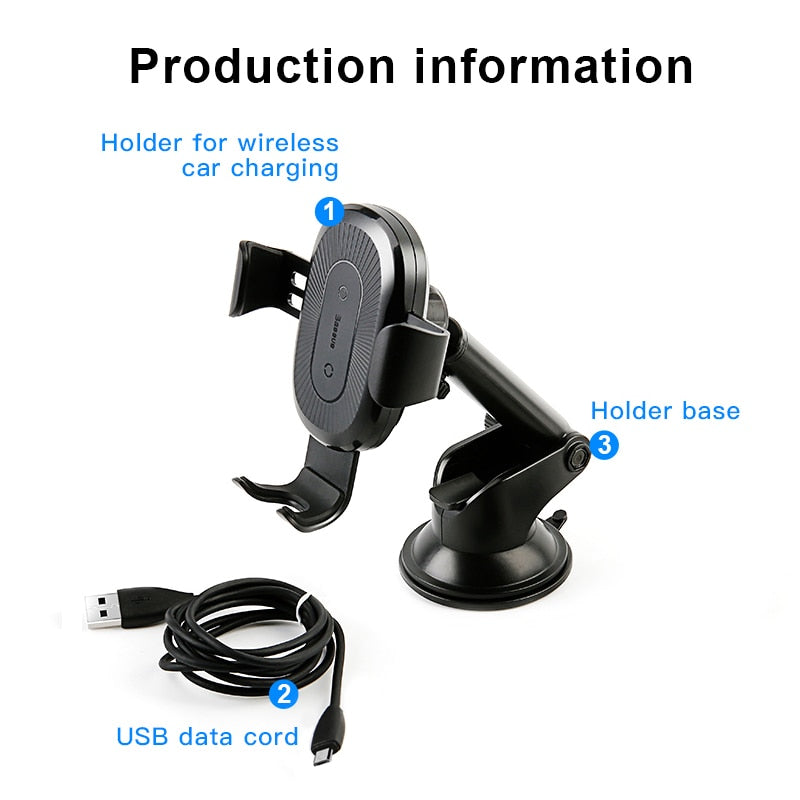 CraLae™ Wireless Charging Phone Holder (Suction Mount)